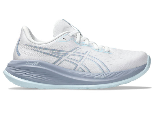 Women's Asics GEL-Cumulus 26, White/Cool Grey, 10 B Medium - Skoutley Outdoors LLC