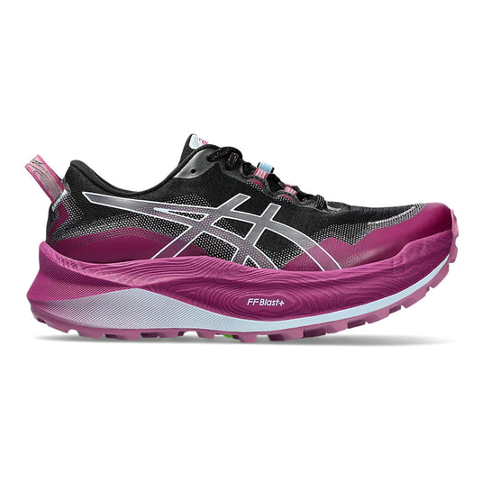 Women's Asics Trabuco Max 3, Black/Light Blue, 11 B Medium - Skoutley Outdoors LLC