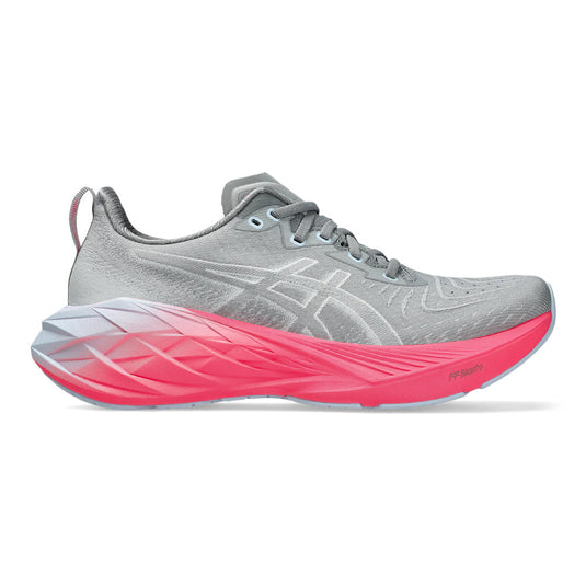 Women's Asics Novablast 4, Sheet Rock/White, 12 B Medium - Skoutley Outdoors LLC