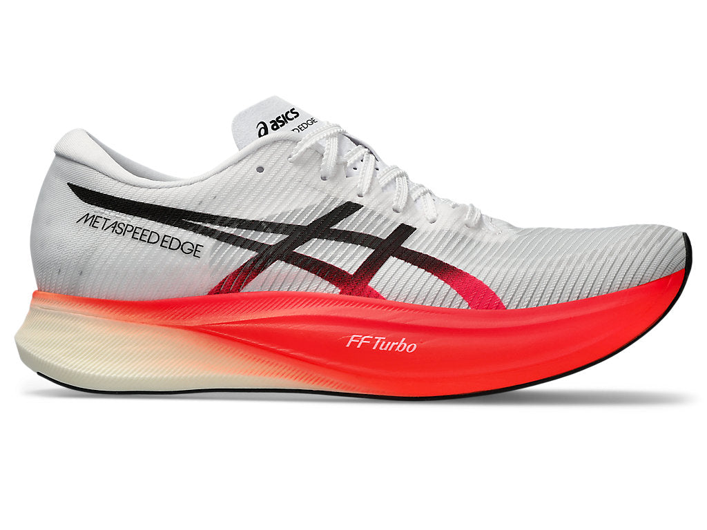 Men's Asics Metaspeed Edge+, White/Black, 9 D Medium - Skoutley Outdoors LLC