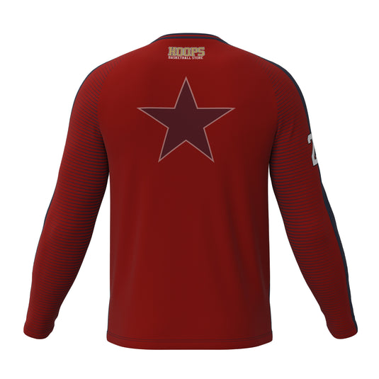 Custom Digital Print Basketball Warm-Up Shirt - 1014