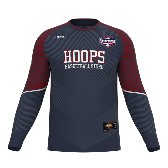 Custom Digital Print Basketball Warm-Up Shirt - 1019