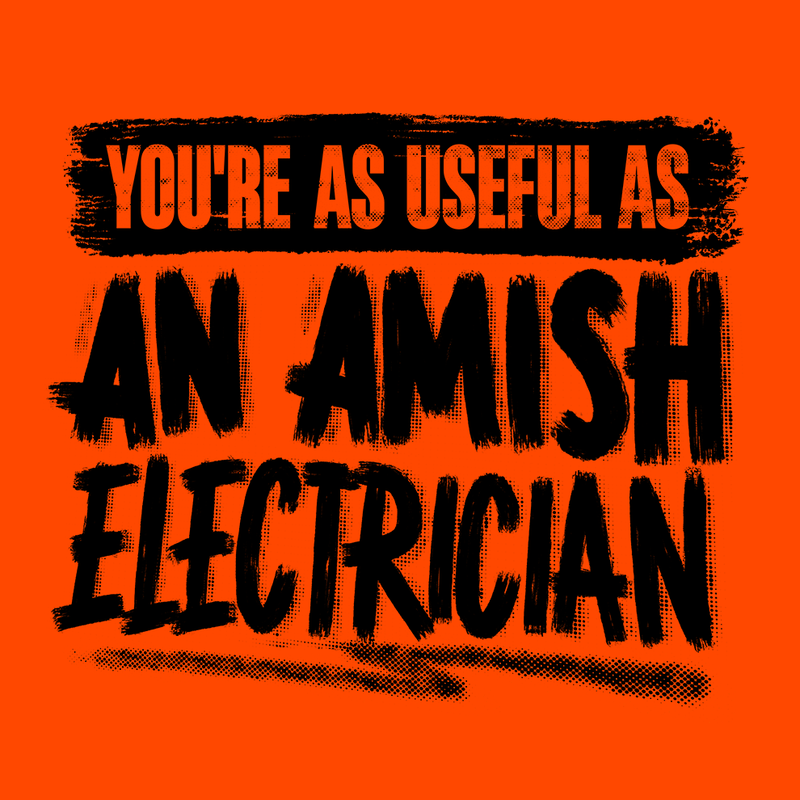 Load image into Gallery viewer, Amish Electrician - Safety Yellow Hi-Vis T-Shirt
