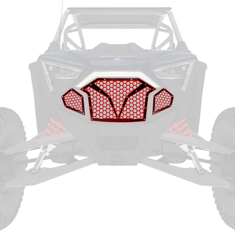 Load image into Gallery viewer, 3 Piece Laser Cut Steel Grille RZR PRO R &amp; Turbo R
