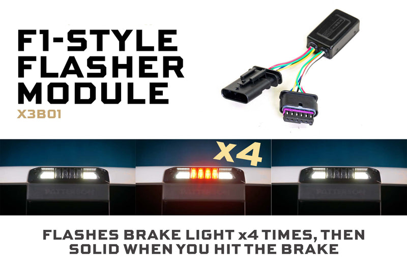 Load image into Gallery viewer, X3B LED Third Brake Light: F1 Rapid-Flash Module
