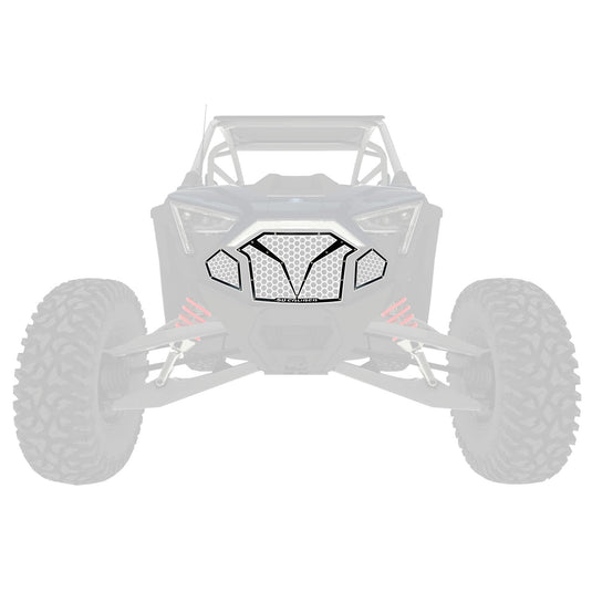 3 Piece Laser Cut Steel Grille RZR PRO R & Turbo R