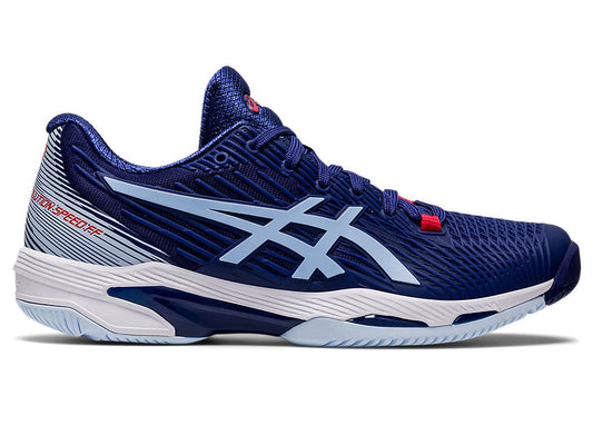 Women's Asics Solution Speed FlyteFoam 2, Dive Blue/Soft Sky, 7 B Medium - Skoutley Outdoors LLC
