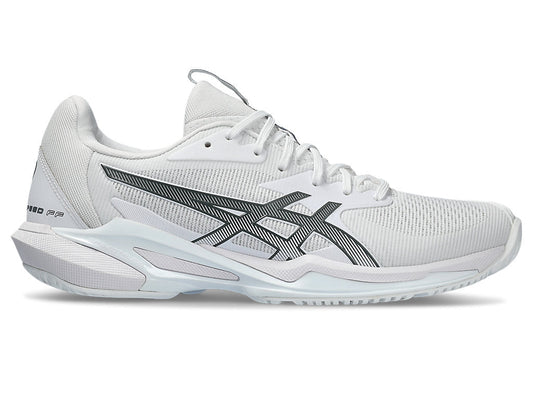 Women's Asics Solution Speed FlyteFoam 3, White/Metropolis, 7 B Medium - Skoutley Outdoors LLC