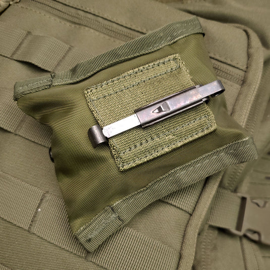 Classic US Military Style Nylon Compass Pouch - OD Green