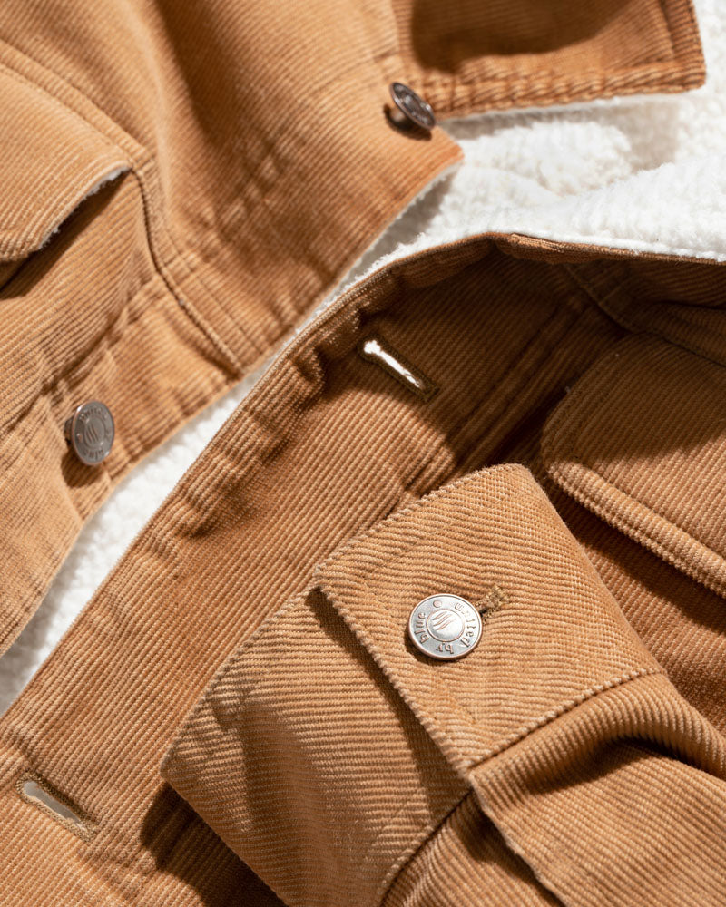 Load image into Gallery viewer, Organic Corduroy Aviator Jacket
