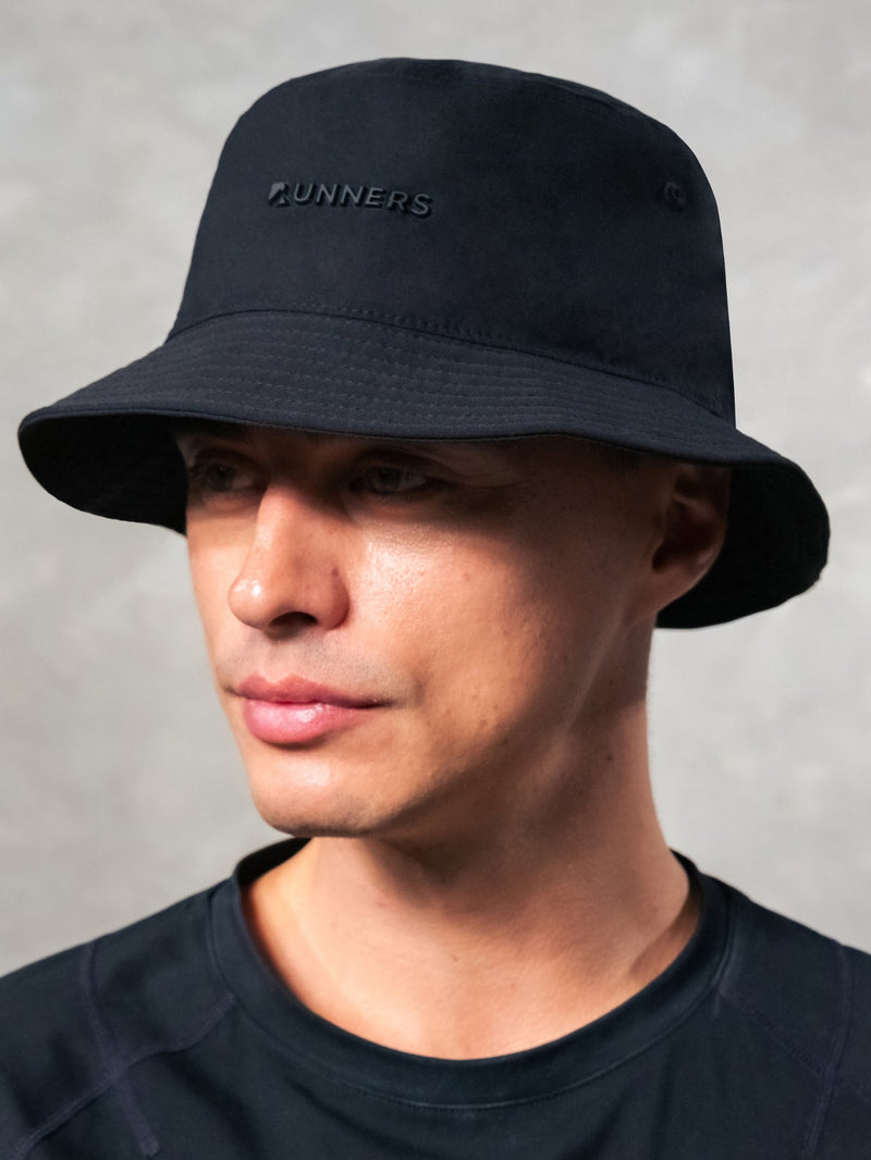 Load image into Gallery viewer, Black Bucket Hat
