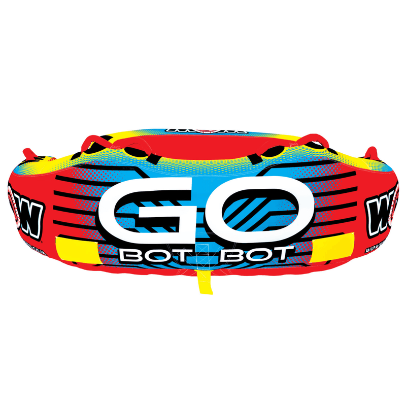 Load image into Gallery viewer, WOW Watersports Go Bot 3 Person Towable Water Tube For Pool and Lake
