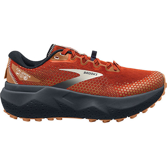 Men's Brooks Caldera 6, Rooibos/Biscuit/Peacoat, 8.5 D Medium - Skoutley Outdoors LLC