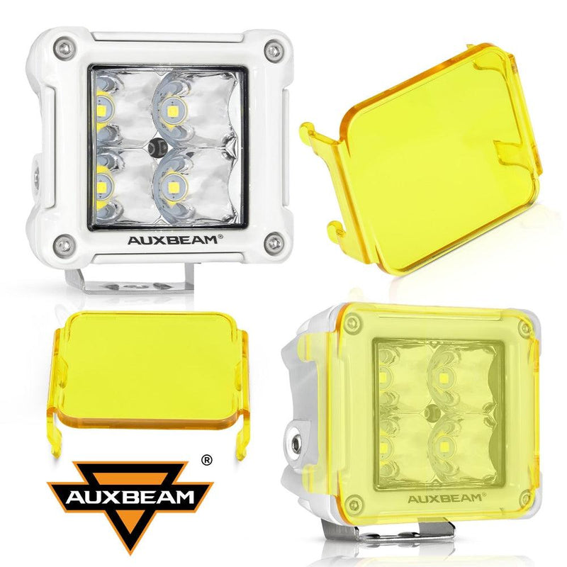 Load image into Gallery viewer, 3&quot; 40W LED Pods Light Spot/Flood Multicolor frame with wiring harness for JEEP
