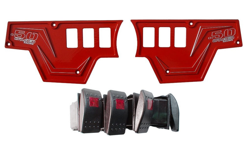 Load image into Gallery viewer, XP1000 6 Switch Dash Panel Red
