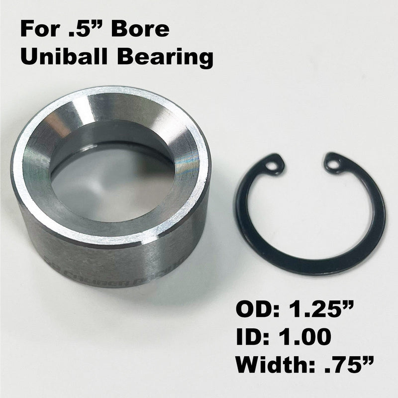 Load image into Gallery viewer, Chromoly Uniball Cups with Snap Ring
