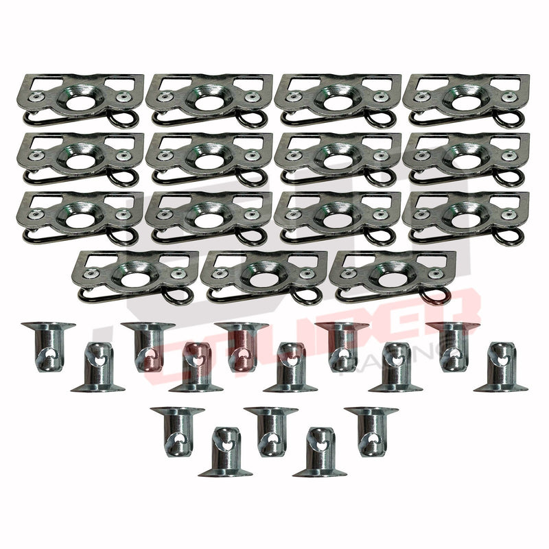 Load image into Gallery viewer, Dzus Tab Plate Kits - Dimpled Center
