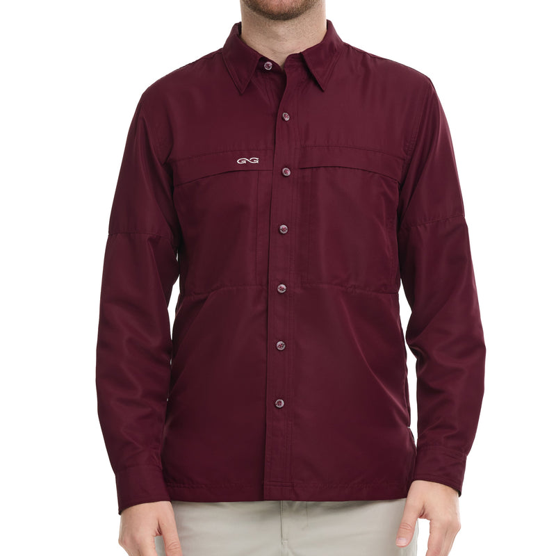 Load image into Gallery viewer, Maroon Explorer Shirt | Long Sleeve
