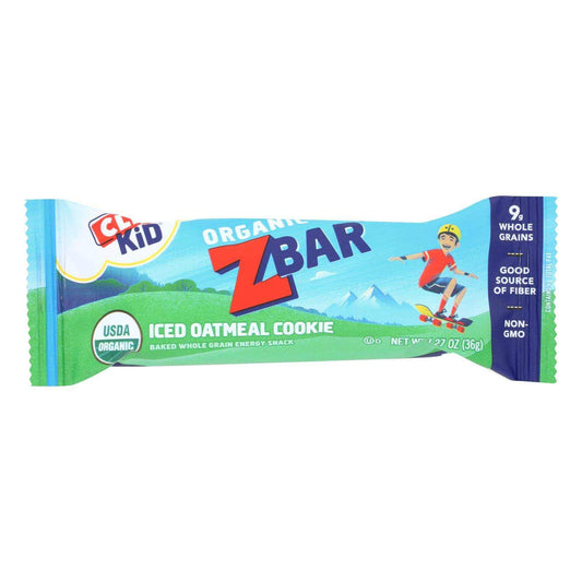 Clif Bar Organic Clif Kid Zbar - Iced Oatmeal Cookie - Case Of 18 - 1.27 Oz Bars - Skoutley Outdoors LLC