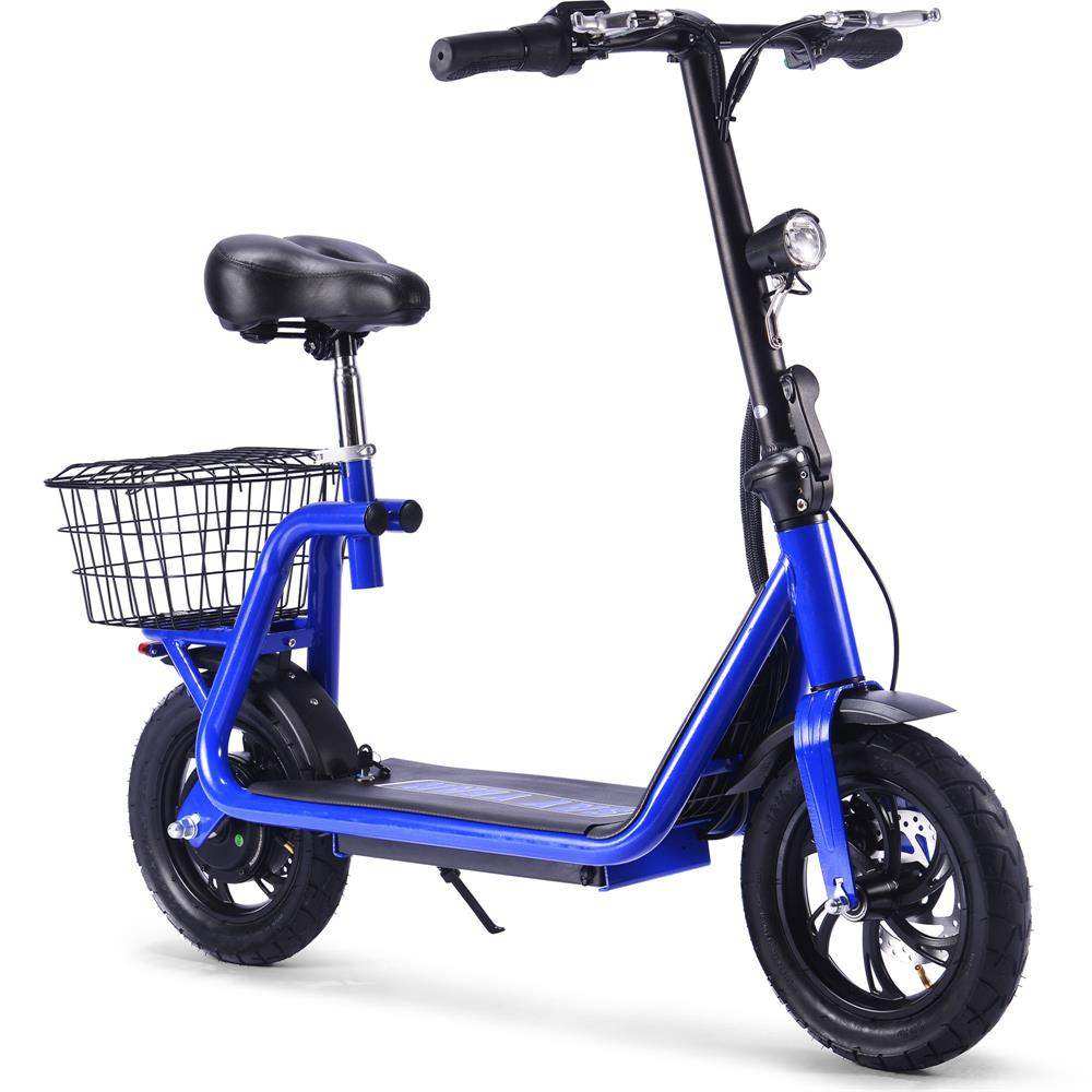 Mototec Metro 36v 500w Lithium Electric Scooter Blue - Skoutley Outdoors LLC