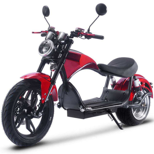 Mototec Raven 60v 30ah 2500w Lithium Electric Scooter Red - Skoutley Outdoors LLC