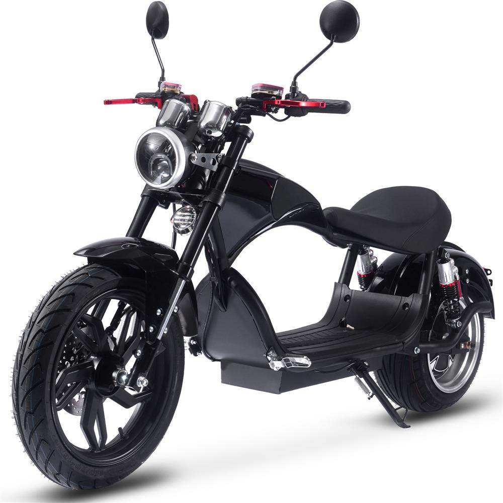 Mototec Raven 60v 30ah 2500w Lithium Electric Scooter Black - Skoutley Outdoors LLC