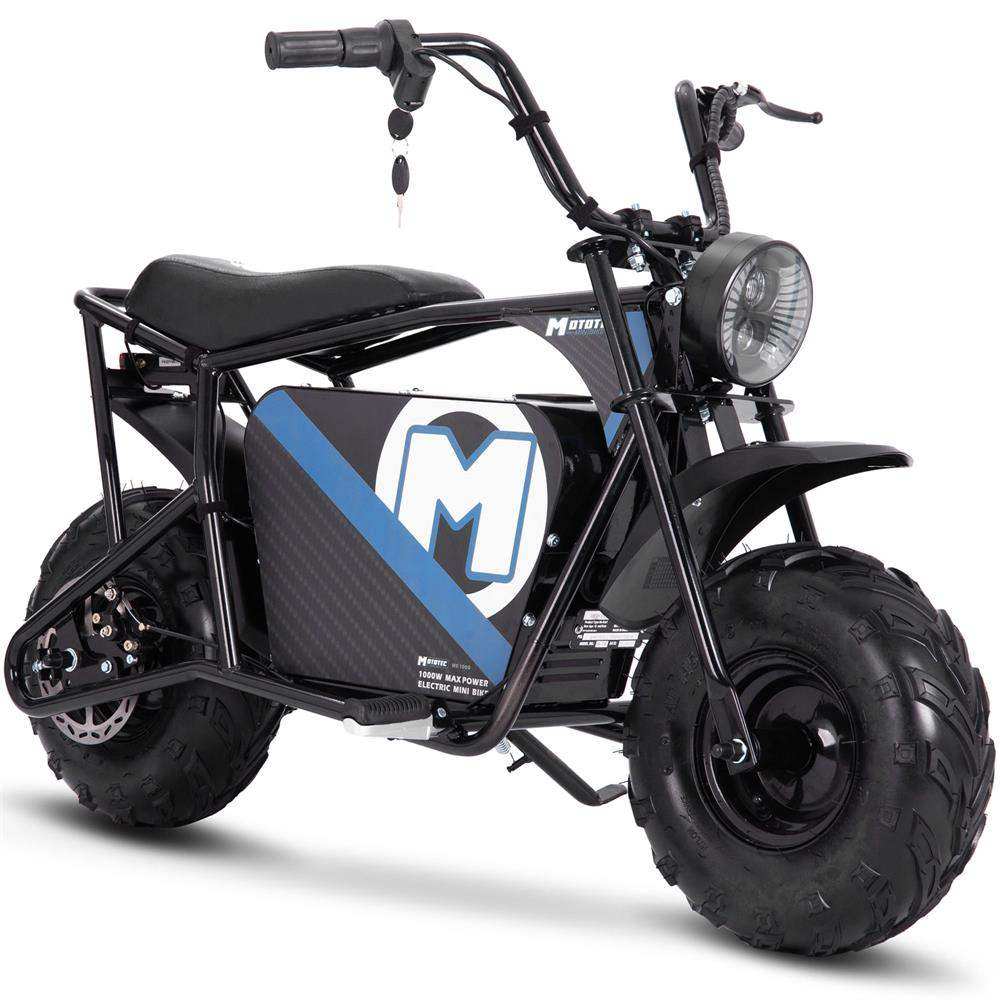 Mototec 48v 1000w Electric Mini Bike Black - Skoutley Outdoors LLC