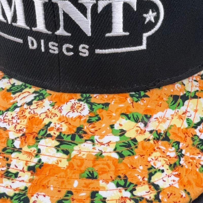 Load image into Gallery viewer, Flat Bill Snapback Hat - Fancy Print - Mint Discs
