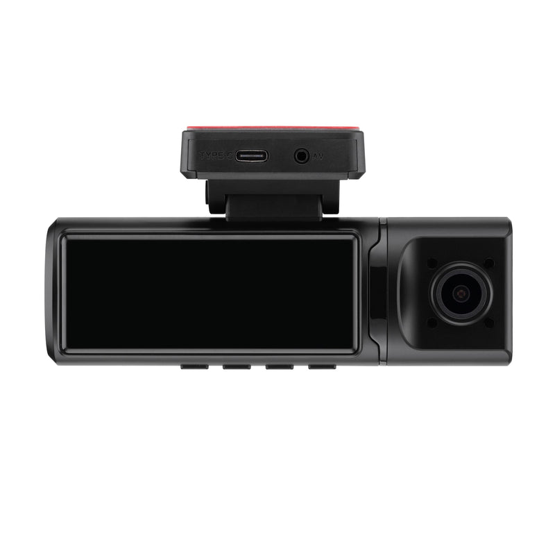 Load image into Gallery viewer, 4K Triple Dash Camera with Front, In-Cabin and Rear Cameras, Wi-Fi, GPS and 3.16” IPS Display
