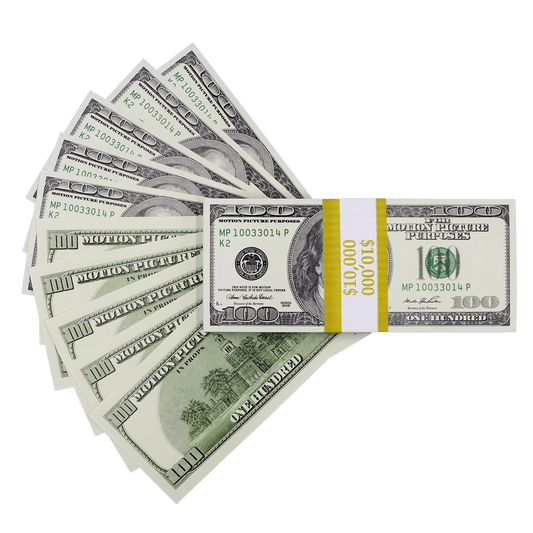 $10,000 Full Print 2000 Series Stack