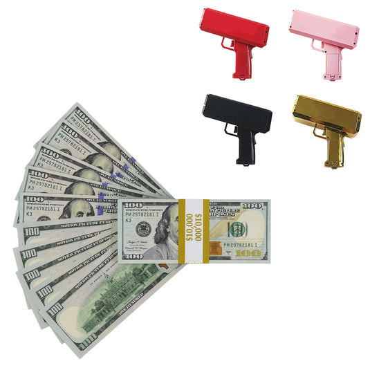 $10,000 New Series Stack with Money Gun