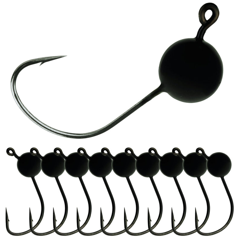 Load image into Gallery viewer, Reaction Tackle Lead Wacky Jigs- 10-PACK- Ultra Sharp
