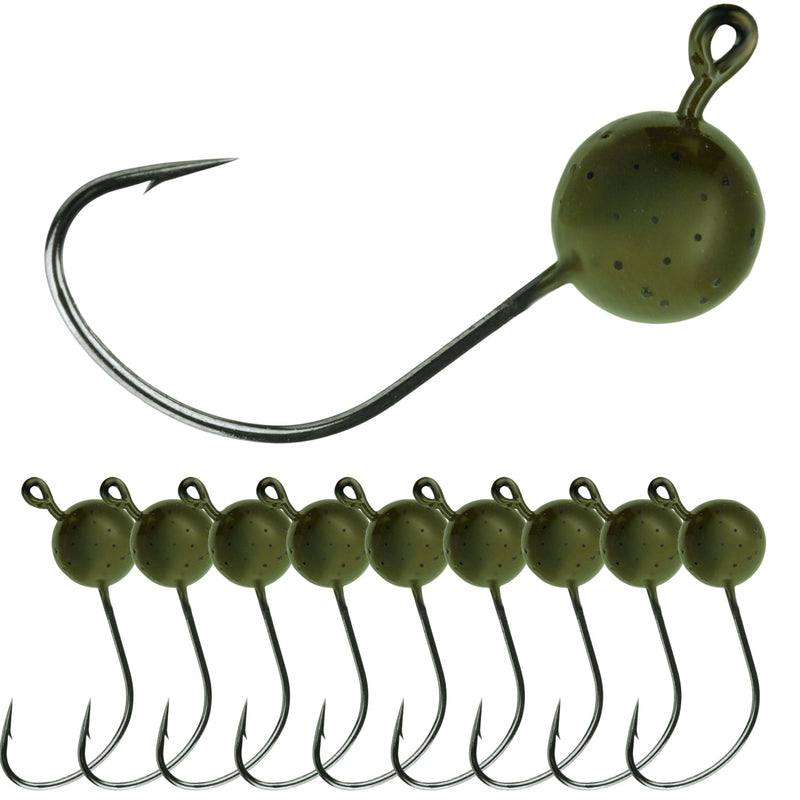Load image into Gallery viewer, Reaction Tackle Lead Wacky Jigs- 10-PACK- Ultra Sharp
