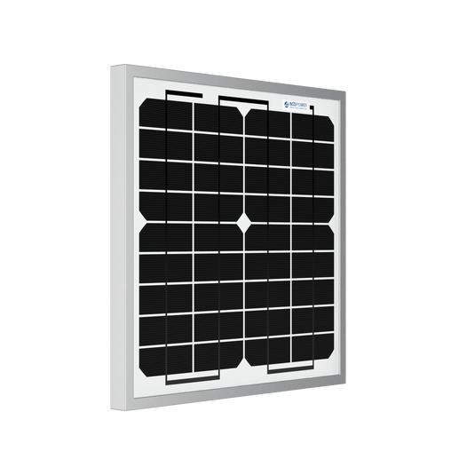 10 Watt 12 Volt Monocrystalline Solar Panel