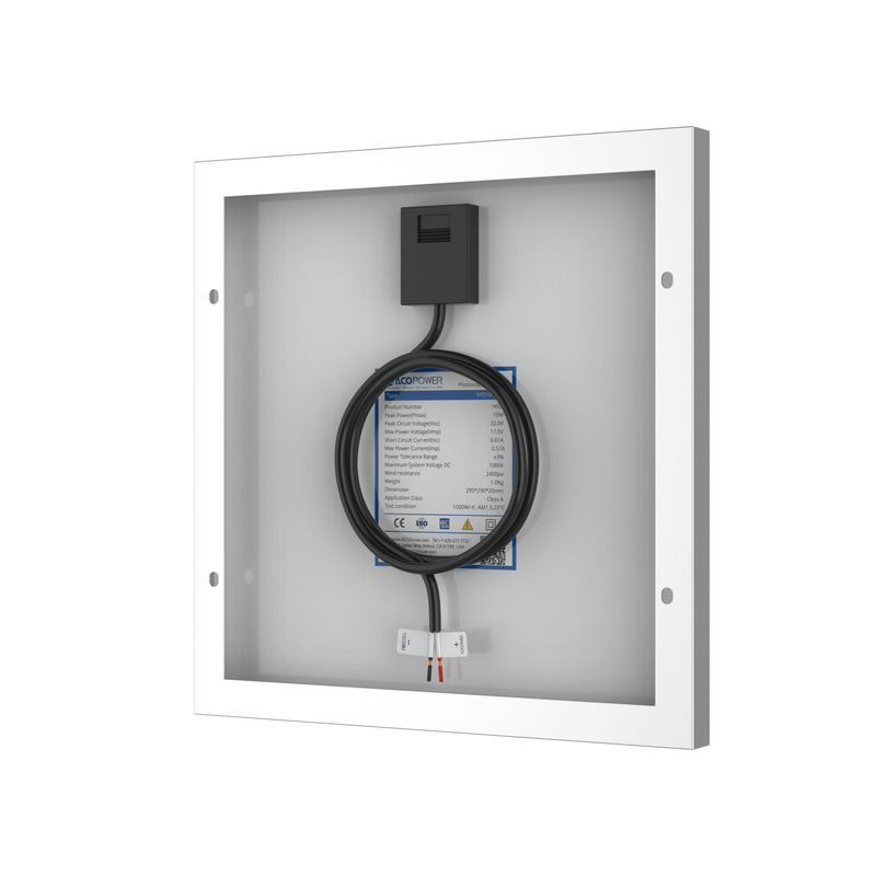 Load image into Gallery viewer, 10 Watt 12 Volt Monocrystalline Solar Panel
