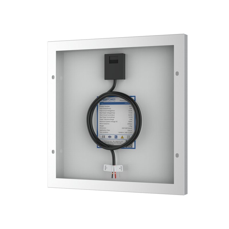 Load image into Gallery viewer, 10 Watt 12 Volt Monocrystalline Solar Panel
