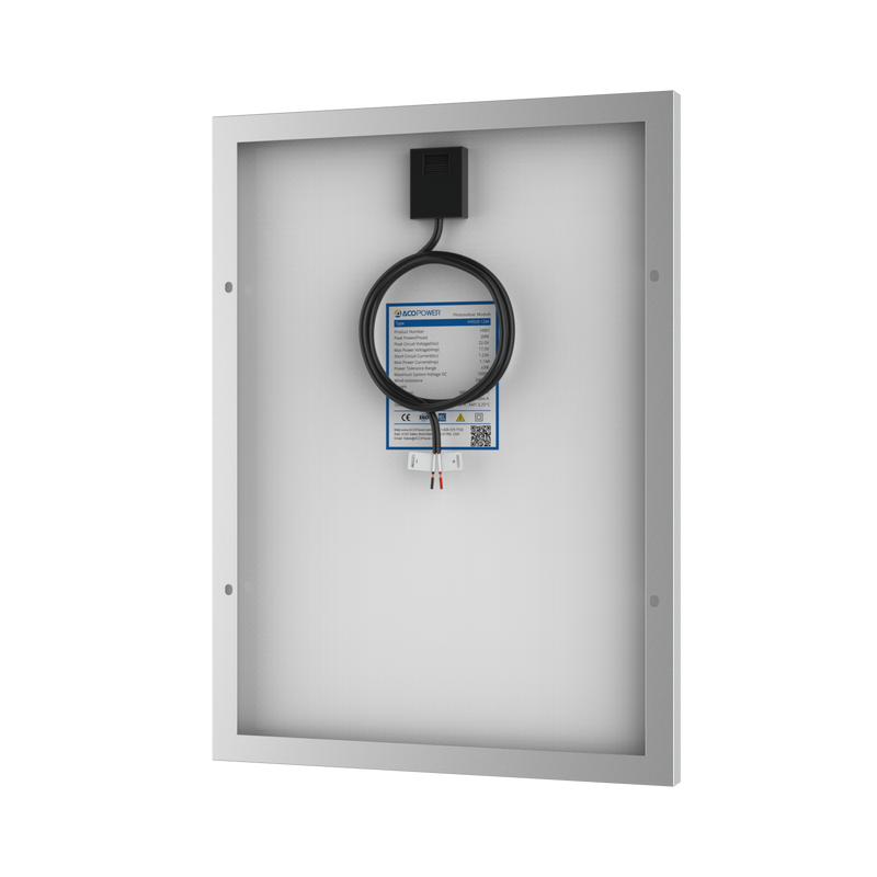 Load image into Gallery viewer, 20 Watt 12 Volt Monocrystalline Solar Panel
