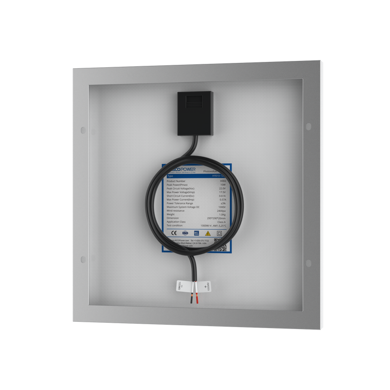 Load image into Gallery viewer, 10 Watt 12 Volt Monocrystalline Solar Panel
