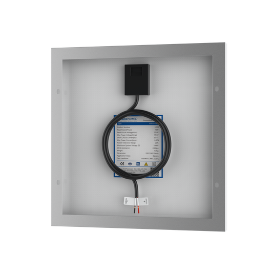 10 Watt 12 Volt Monocrystalline Solar Panel