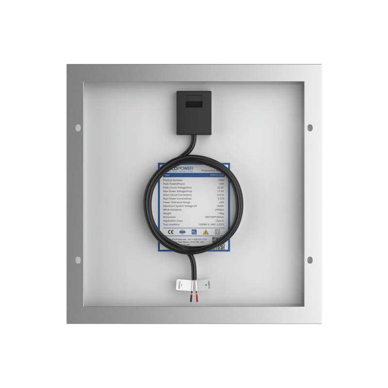 Load image into Gallery viewer, 10 Watt 12 Volt Monocrystalline Solar Panel
