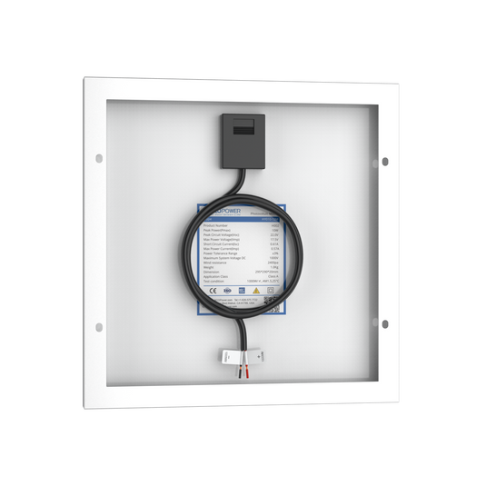10 Watt 12 Volt Monocrystalline Solar Panel