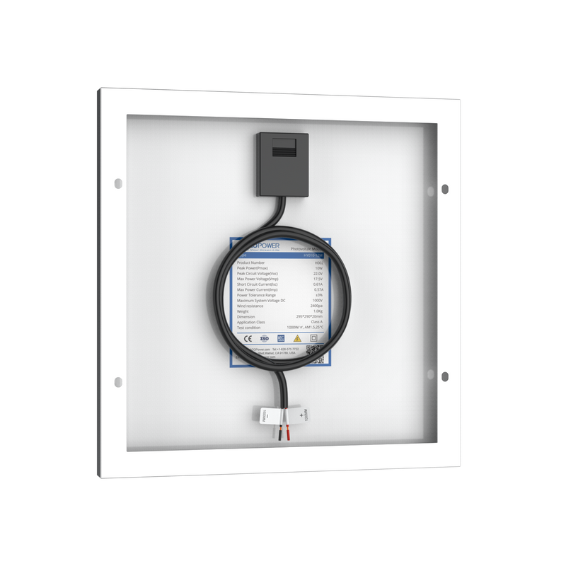Load image into Gallery viewer, 10 Watt 12 Volt Monocrystalline Solar Panel
