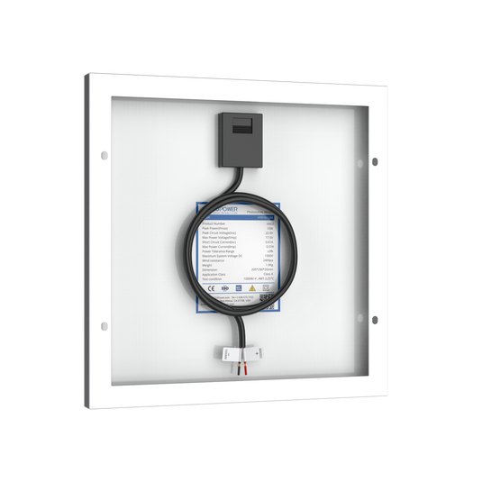 10 Watt 12 Volt Monocrystalline Solar Panel