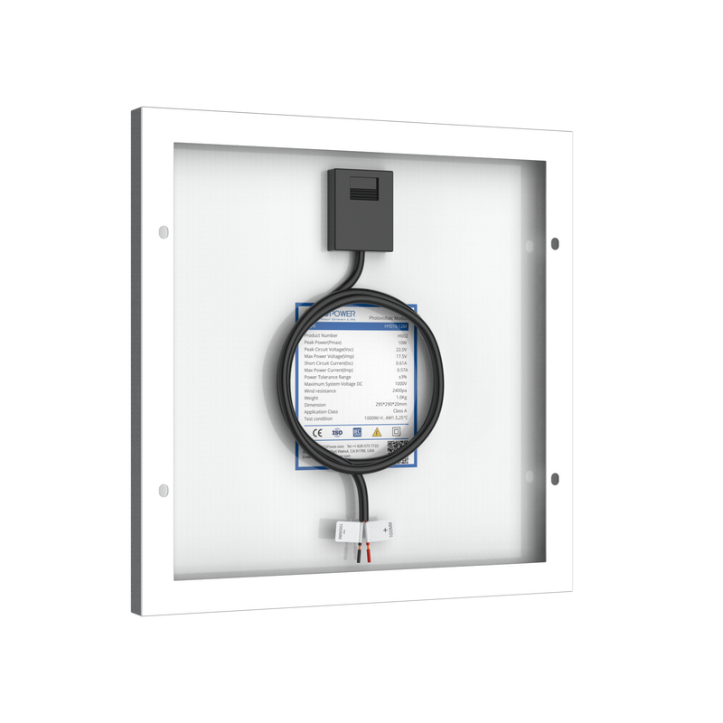 Load image into Gallery viewer, 10 Watt 12 Volt Monocrystalline Solar Panel
