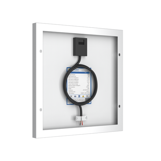 10 Watt 12 Volt Monocrystalline Solar Panel