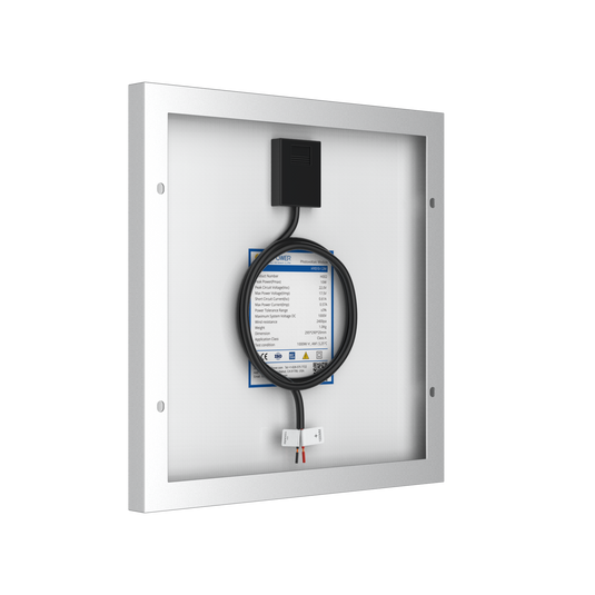 10 Watt 12 Volt Monocrystalline Solar Panel