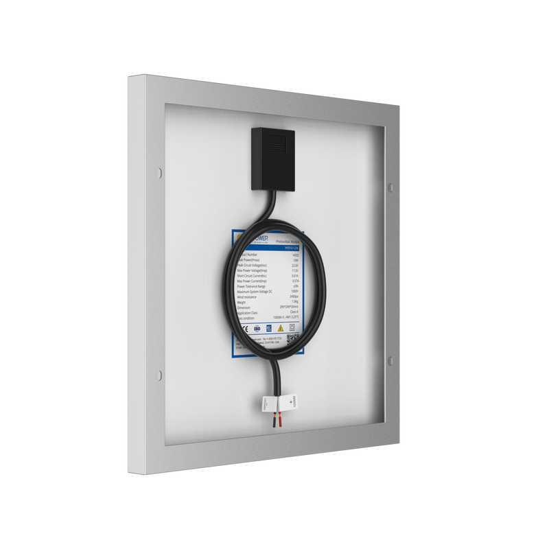 Load image into Gallery viewer, 10 Watt 12 Volt Monocrystalline Solar Panel
