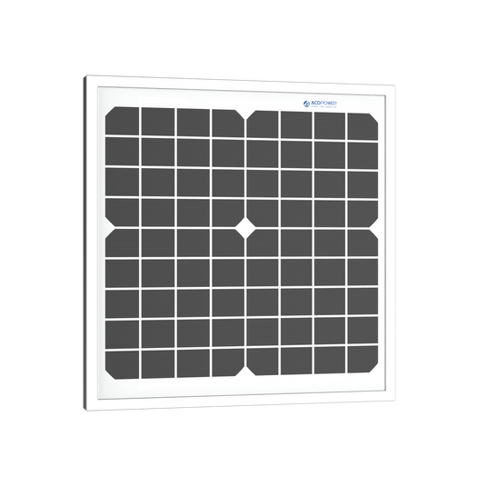 10 Watt 12 Volt Monocrystalline Solar Panel