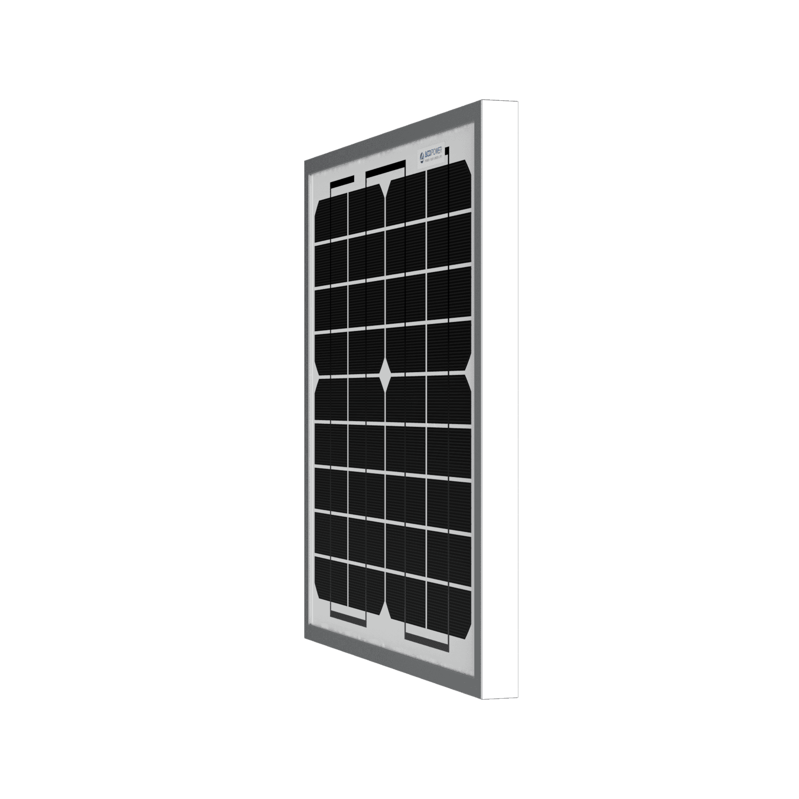 10 Watt 12 Volt Monocrystalline Solar Panel - Skoutley Outdoors LLC