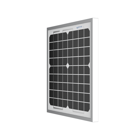 10 Watt 12 Volt Monocrystalline Solar Panel